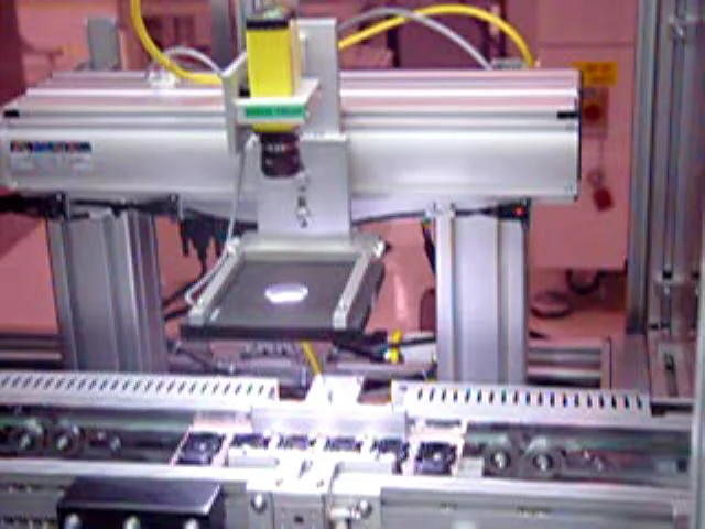 Dispensing machine with an overhead vision camera